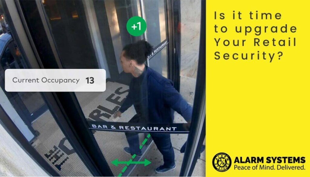 retail security feature image demonstrating the people counting feature with article title